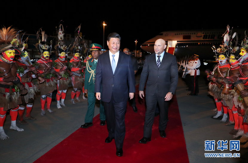 Chủ tịch Trung Quốc Tập Cận Bình tới Cảng Mô-rê-xbi bắt đầu chuyến thăm cấp nhà nước tới Pa-pua Niu Ghi-nê