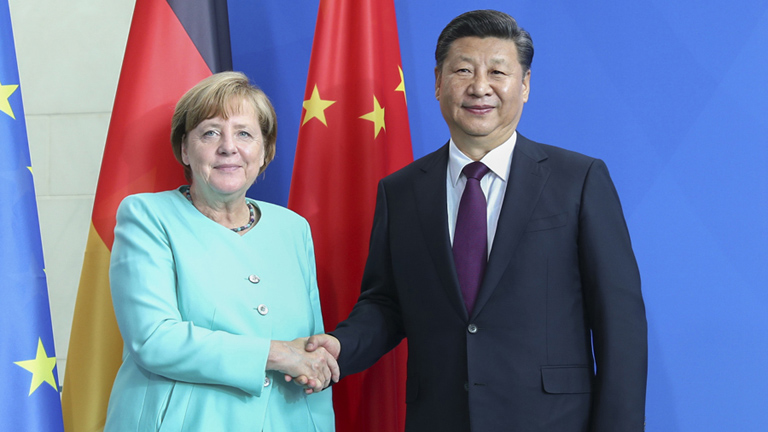 Xi Jinping, Almanya Başbakanı Merkel ile telefonda görüştü_fororder_MERKELXIJINPING