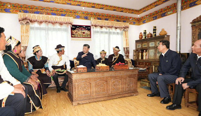 Xi Jinping, naglakbay-suri sa Nyingchi, Tibet_fororder_xjp4