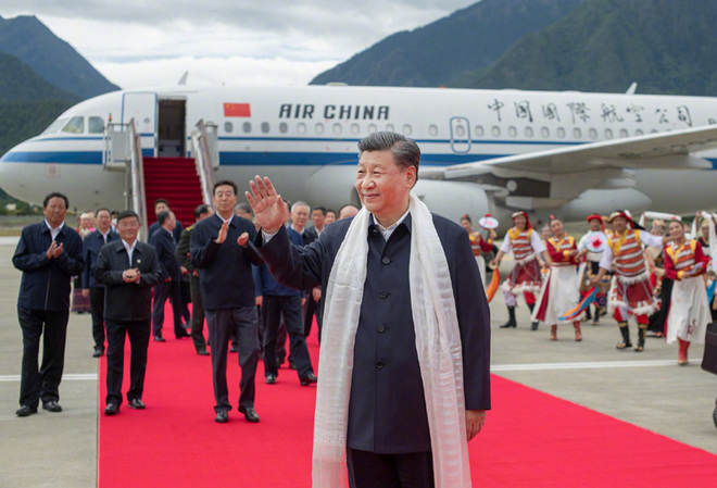 Xi Jinping, naglakbay-suri sa Nyingchi, Tibet_fororder_xjp1