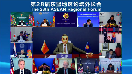 Papel ng Pilipinas bilang tagapagkoordina ng ASEAN-China Dialogue Relations, hinahangaan ng Tsina_fororder_20210812WangYi