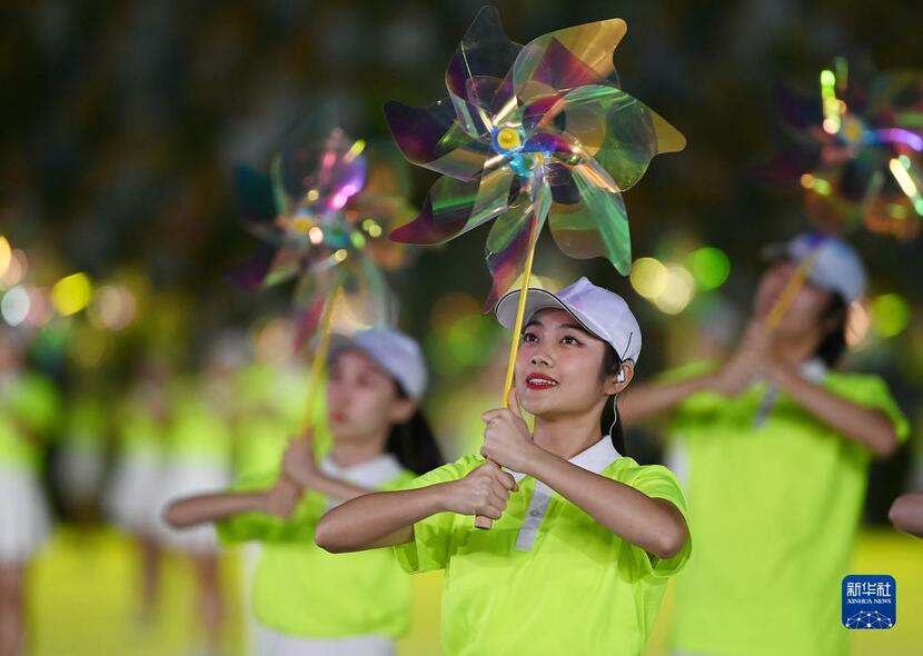 Khai mạc trọng thể Đại hội Thể dục thể thao toàn quốc Trung Quốc lần thứ 14 - Tổng Bí thư Trung Quốc Tập Cận Bình tham dự và tuyên bố khai mạc_fororder_kaim20210916e