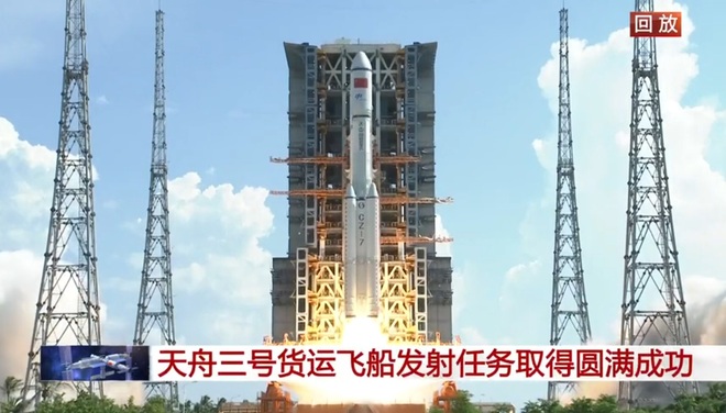 Tianzhou-3 cargo spacecraft, inilunsad ng Tsina para sa space station_fororder_微信图片_20210920163341