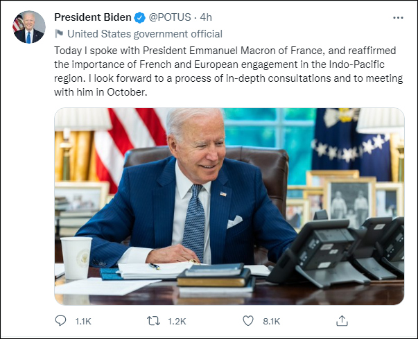Biden ve Macron görüştü, Fransız büyükelçi ABD'ye geri dönecek_fororder_biden