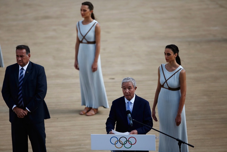 Olimpiyat meşalesi teslim töreni Atina’da düzenlendi_fororder_mesale6