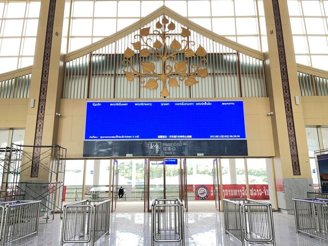 Lahat ng istasyon ng China-Laos Railway sa loob ng Laos, tapos na ang pagsubok_fororder_20211122TsinaLaos3