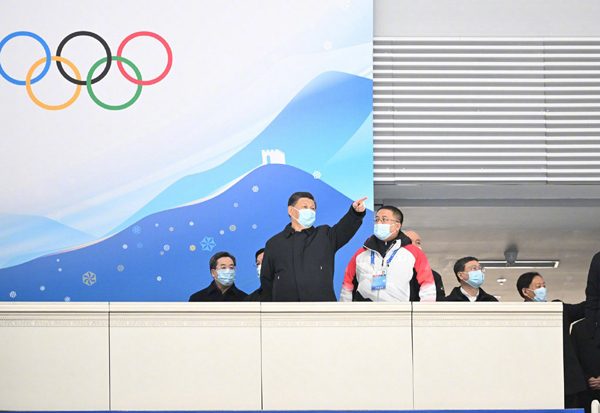 Pangulong Tsino, sinuri ang paghahanda para sa Beijing Winter Olympics at Paralympics_fororder_20220105Xi1600