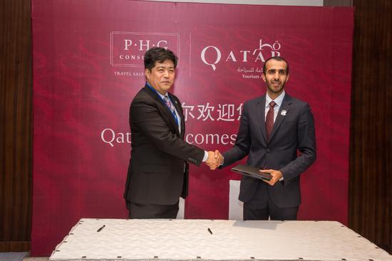 Representatives from China and Qatar meet in Beijing on September 13, 2017. [Photo: 163.com]