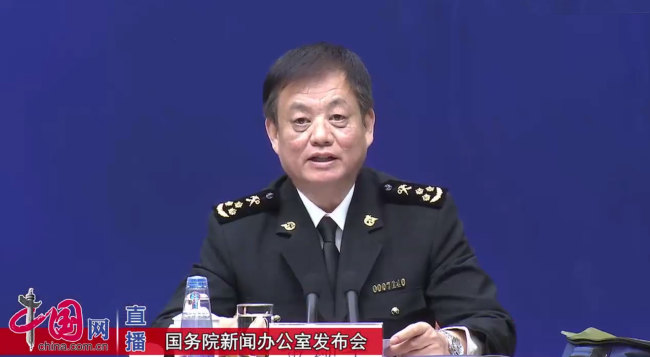 Spokesperson from General Administration of Customs, Huang Songping speaks at a news conference in Beijing, on October 13, 2017. [Photo: China.com.cn]