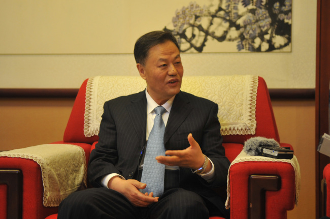Chen Junsheng, deputy director of the Judicial Reform Office of China's Ministry of Justice. [Photo provided to China Plus]