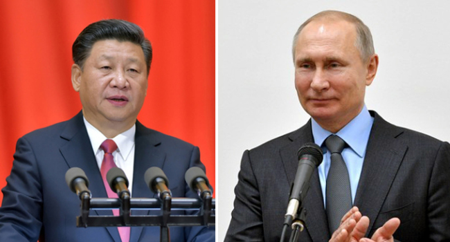 Chinese President Xi Jinping (left) and Russian President Vladimir Putin [Photo: China Plus]