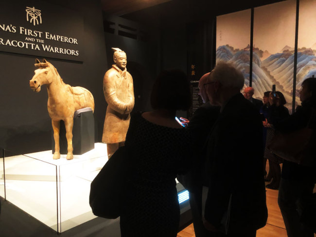 The “China’s First Emperor and the Terracotta Warriors” exhibition is opened at Liverpool World Museum this week. [Photo: China Plus] 