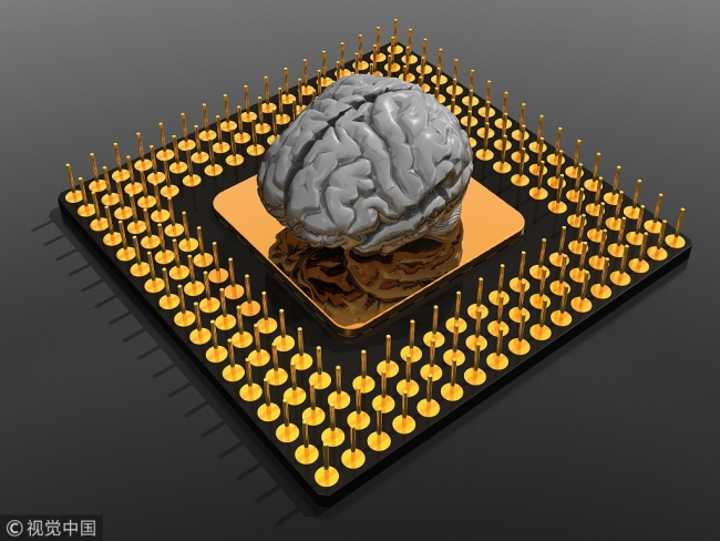 AI chip performs like human's brain. It allows AI to observe more data, in order to enhance its learning ability. [Photo: from VCG]