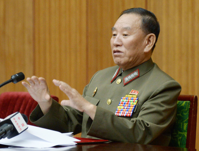 Kim Yong Chol, vice chairman of the Central Committee of the ruling Workers' Party of Korea. [File Photo: IC]