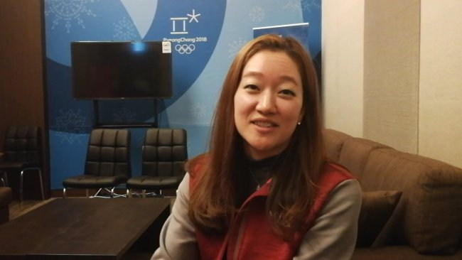Nancy Park with the Pyeongchang Olympic Committee [Photo:Chinaplus]