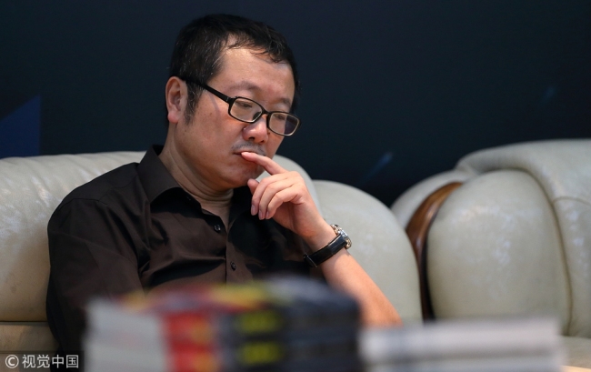 Hugo Award-winning author Liu Cixin [File photo: VCG]