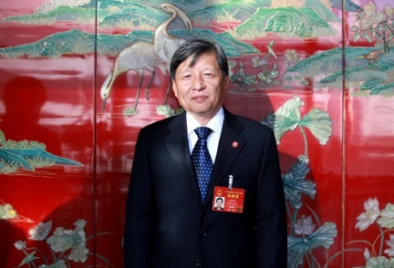 Wang Shuguo，the President of Xi'an Jiaotong University, and a deputy to this year's NPC. [Photo:cctv.com] 