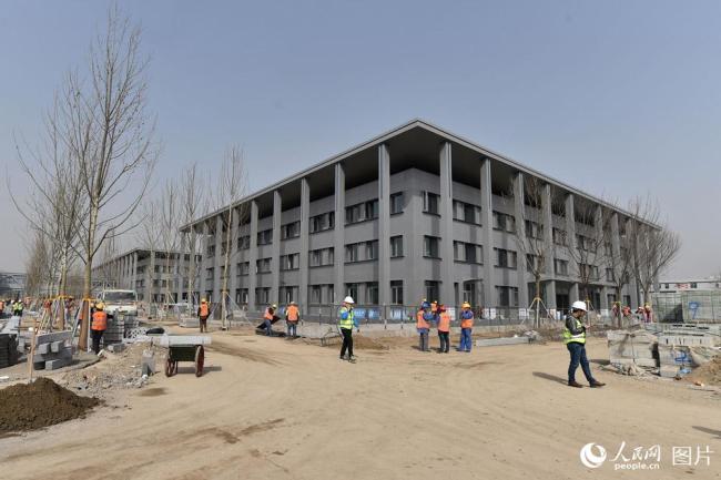 The new public services center in Xiong'an New Area in Hebei Province. [Photo: people.cn]