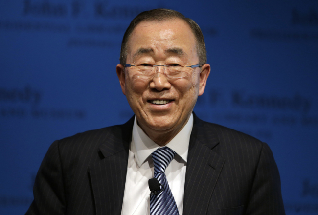 Former United Nations Secretary-General Ban Ki-moon [File photo: AP/Steven Senne]