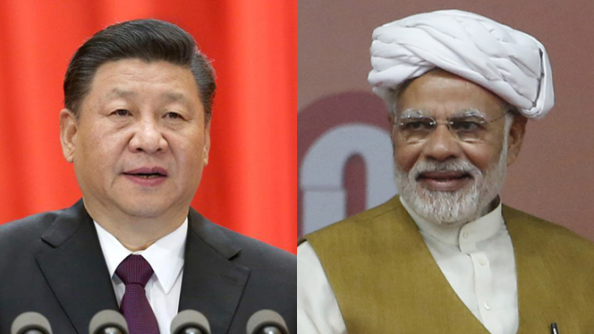 Chinese President Xi Jinping and Indian Prime Minister Narendra Modi [Photo: China Plus]