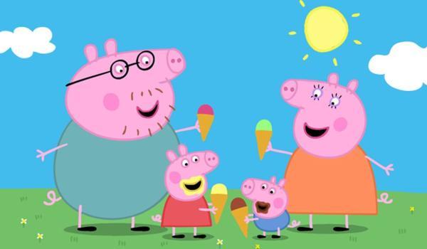 British cartoon Peppa Pig is screened in China for the first time in 2015. [Photo: thepaper.cn]