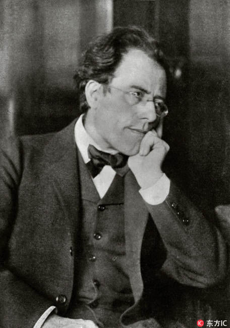 Gustav Mahler is no doubt one of Chen Li's favourite musicians, as three chapters in the book are dedicated to this Austrain composer and conducter. [Photo:IC] 