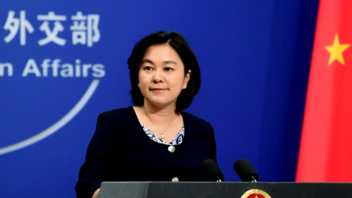 The Chinese foreign ministry spokesperson Hua Chunying [Photo: CGTN]