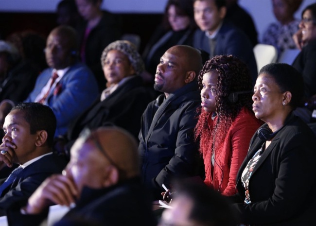 Audiences listen to speeches during the event of Vision China in Johannesburg, South Africa July 17, 2018. [Photo: chinadaily.com.cn/Feng Yongbin]