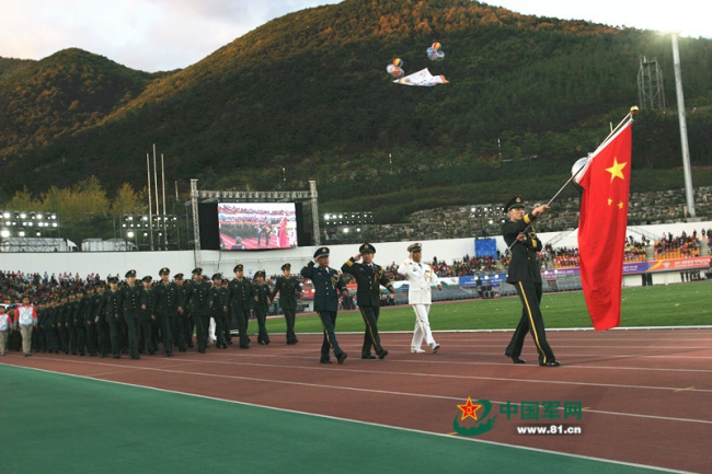 Chinese soldiers attend the 6th Military World Games in South Korea. [File photo: 81.cn]