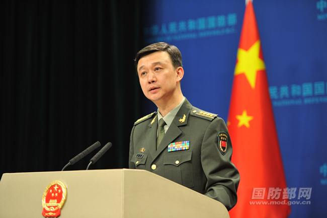 Wu Qian, spokesperson with the Ministry of National Defense. [File Photo: mod.gov.cn]