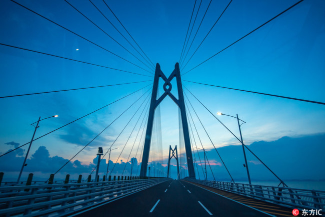 Hong Kong-Zhuhai-Macao Bridge [File photo: IC]