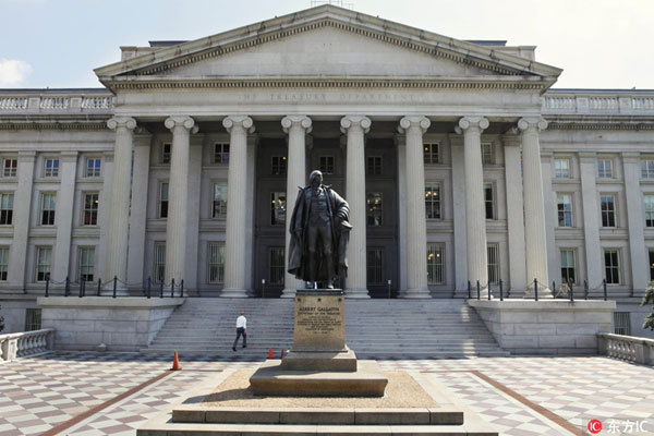 The U.S. Treasury Building. [Photo: Imagine China]