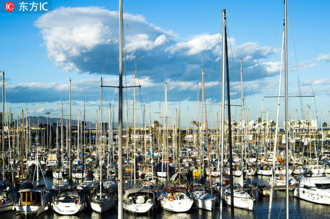 A file photo shows the Port of Barcelona. [Photo:IC]