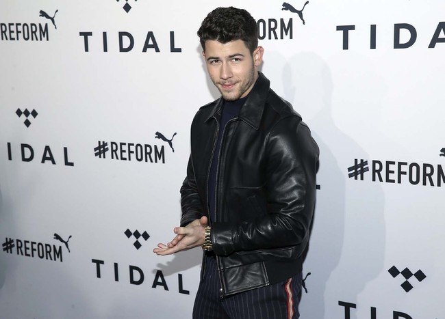 Singer Nick Jonas arrives at the fourth annual TIDAL X: Brooklyn at Barclays Center on Tuesday, Oct. 23, 2018, in the Brooklyn borough of New York. [Photo: AP]