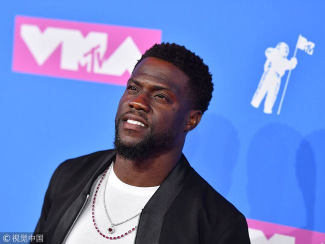 US actor/comedian Kevin Hart attends the 2018 MTV Video Music Awards at Radio City Music Hall on August 20, 2018 in New York City.[File Photo:VCG]