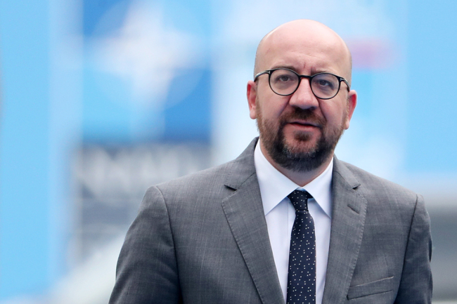In this file photo taken on July 12, 2018, Belgium's Prime Minister Charles Michel arrives to attend the North Atlantic Treaty Organization (NATO) summit in Brussels. Belgian Prime Minister Charles Michel announces resignation on the evening of December 18, 2018. [File photo: Pool/AFP/Tatyana Zenkovich]