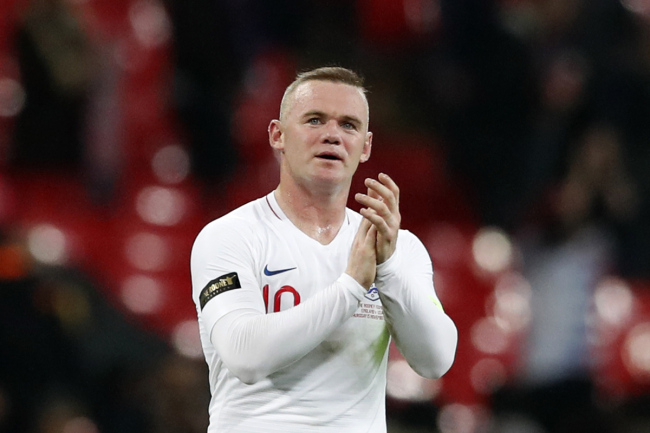 England's Wayne Rooney greets fans after his 120th cap, the international friendly soccer match between England and the United States at Wembley stadium, Thursday, Nov. 15, 2018. [Photo: AP]