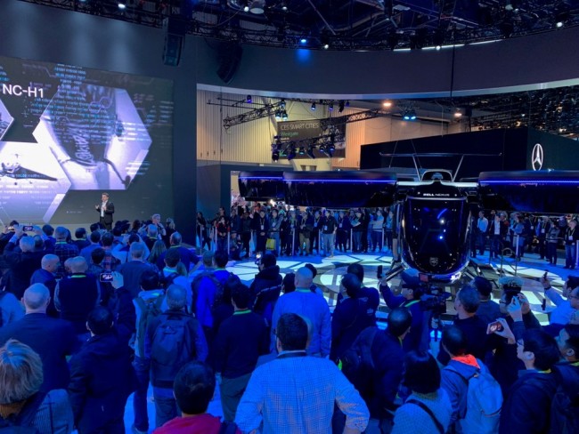 The Bell Nexus was uncovered at the CES 2019 show in Las Vegas. [Photo: IC]