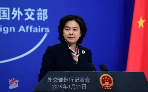 Foreign Ministry Spokesperson Hua Chunying [Photo: fmprc.gov.cn]