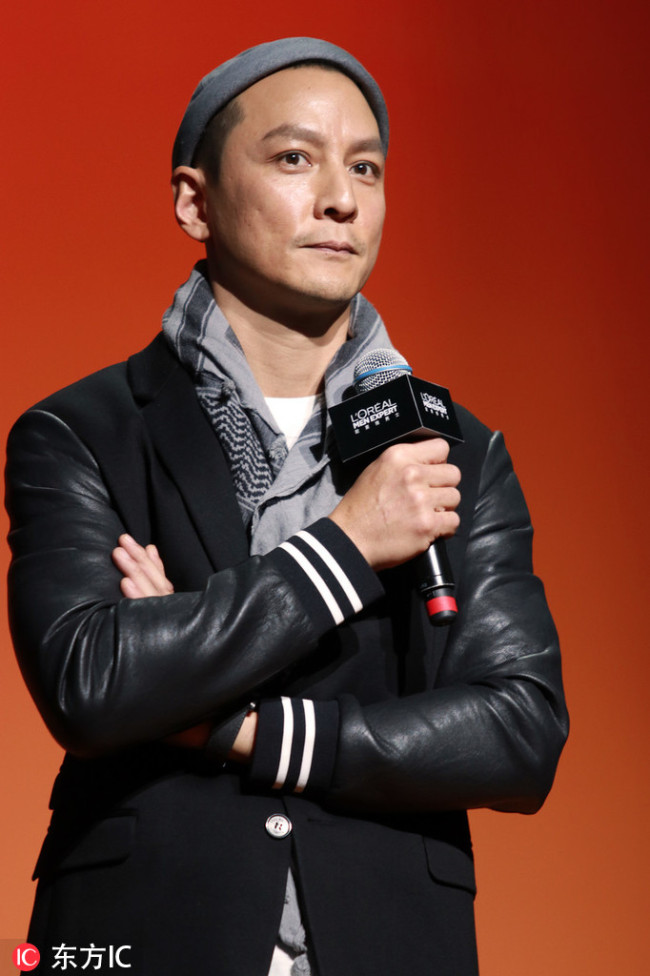 Hong Kong actor Daniel Wu attends a promotional event by L'Oreal Men Expert in Shanghai, China, 21 January 2019.[Photo: AP]