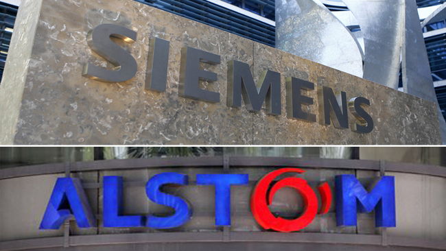 Siemens and Alstom are two giants in railway and metro signalling system in Europe and in the world. [Photo: China Plus]