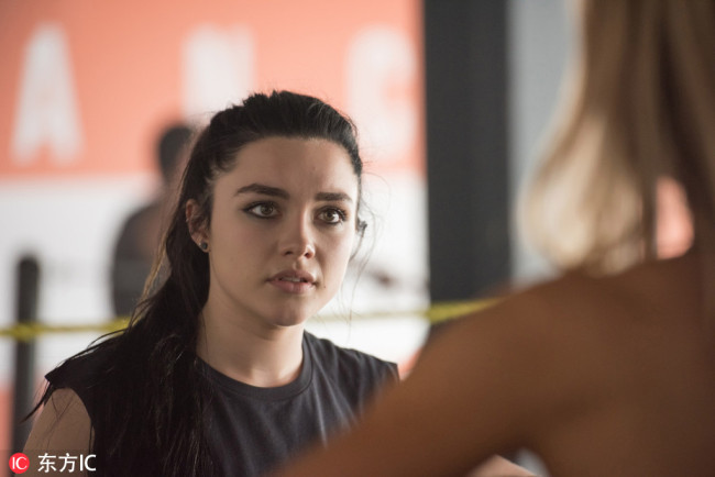 Florence Pugh star in the comedy "Fighting With My Family" stars as Paige. [Photo：IC]
