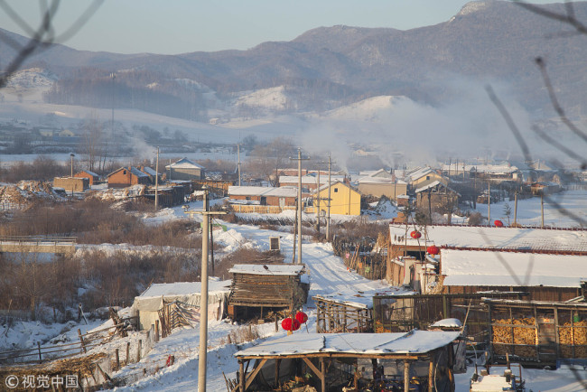 An overview of Dashi village in Jilin city, northeast China's Jilin Province. [File Photo: IC]