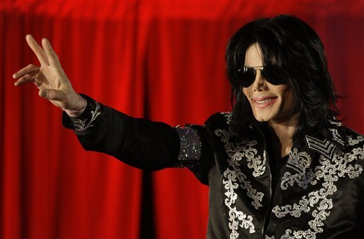US singer Michael Jackson announces that he is set to play ten live concerts at the London O2 Arena in July, at the venue in south London, Thursday, March 5, 2009. [File Photo: AP]