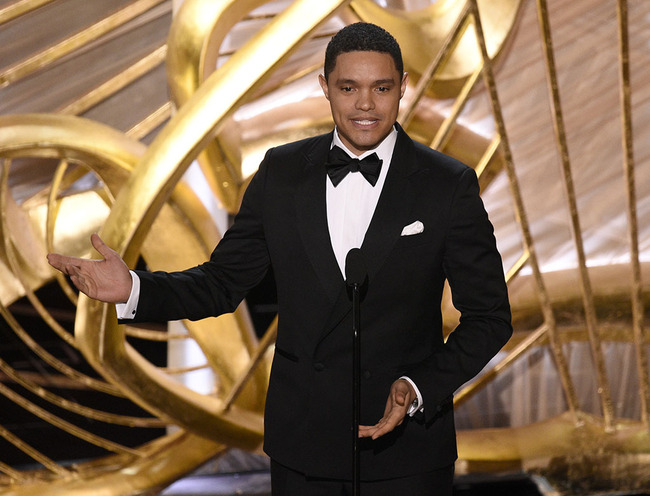 Trevor Noah introduces "Black Panther" at the Oscars on Sunday, Feb. 24, 2019, at the Dolby Theatre in Los Angeles. [Photo: AP]