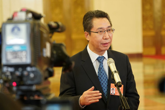Shen Changyu, the head of the State Intellectual Property Office. [Photo: China Plus]