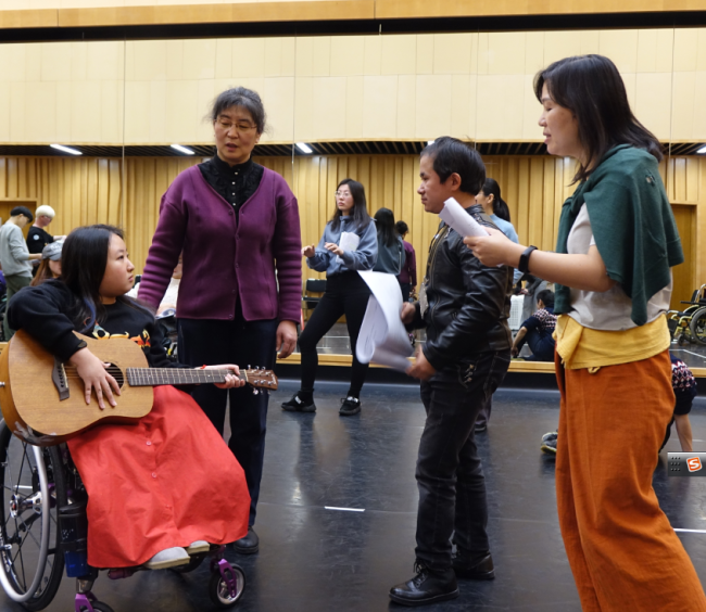 People with rare diseases tell life stories in a stage play