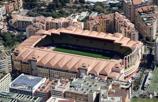 The Monaco Football Club stadium. [Photo: China Plus]