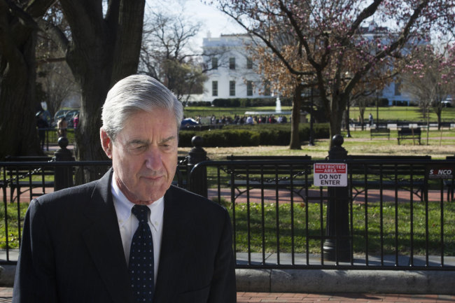 Special Counsel Robert Mueller walks past the White House after attending services at St. John's Episcopal Church, in Washington, Sunday, March 24, 2019. [Photo: AP]