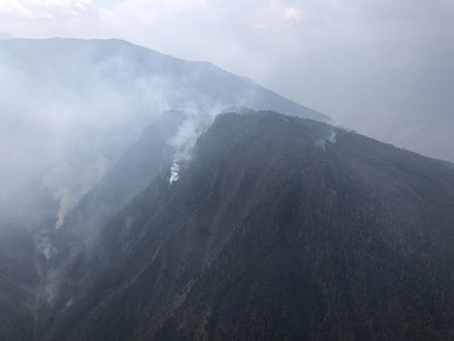 A fire breaks out in Muli Tibetan Autonomous County in Liangshan Yi Autonomous Prefecture, Sichuan Province on March 30, 2019. [Photo: Xinhua]